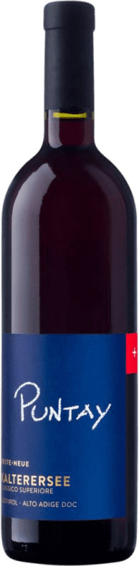 16,95 € Free Shipping | Red wine Erste Neue Puntay Kalterersee Classico Superiore D.O.C. Alto Adige Trentino Italy Vernatsch Bottle 75 cl