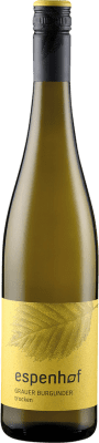 13,95 € 送料無料 | 白ワイン Espenhof ドライ Q.b.A. Rheinhessen Rheinhessen ドイツ Pinot Grey ボトル 75 cl