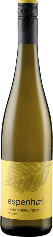 14,95 € Spedizione Gratuita | Vino Bianco Espenhof Trocken — Secco Q.b.A. Rheinhessen Rheinhessen Germania Pinot Grigio 75 cl