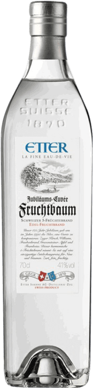 69,95 € Бесплатная доставка | Марк Etter Söehne Fruchtbaum Schweizer 5 Fruchtbrände Швейцария бутылка 70 cl