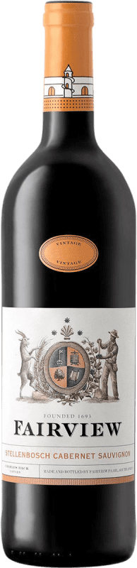 17,95 € Envío gratis | Vino tinto Fairview Estate Range W.O. Western Cape Western Cape South Coast Sudáfrica Cabernet Sauvignon Botella 75 cl