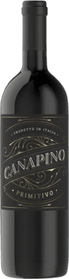 8,95 € Free Shipping | Red wine Famiglia Castellani Canapino I.G.T. Puglia Puglia Italy Primitivo Bottle 75 cl