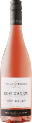 9,95 € 送料無料 | ロゼワイン Bougrier Rosé A.O.C. Anjou ロワール フランス Gamay, Grolleau ボトル 75 cl