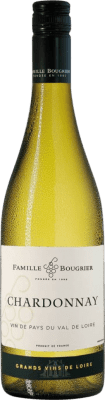 12,95 € Бесплатная доставка | Белое вино Bougrier I.G.P. Val de Loire Луара Франция Chardonnay — Шардоне 75 cl