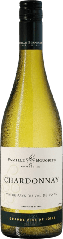 6,95 € Envío gratis | Vino Blanco Bougrier I.G.P. Val de Loire Loire Francia Chardonnay 75 cl