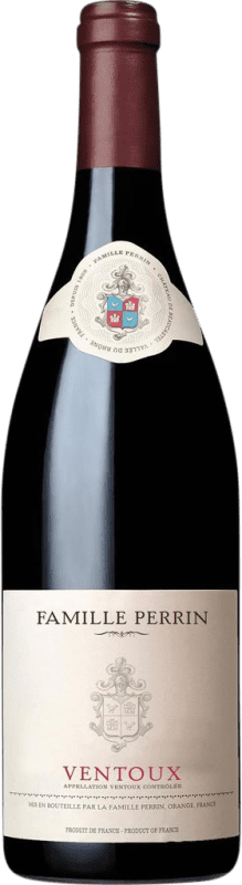 12,95 € Бесплатная доставка | Красное вино Famille Perrin A.O.C. Côtes du Ventoux Франция Garnacha — Гренаш, Cariñena — Кариньян, Nebbiolo — Неббиоло, Cinsault — Сансо 75 cl