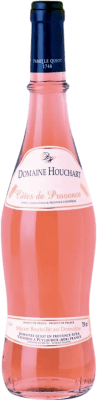 17,95 € Envio grátis | Vinho rosé Famille Quiot Domaine Houchart A.O.C. Côtes de Provence Provença França Syrah, Grenache, Cabernet Sauvignon, Cinsault Garrafa 75 cl