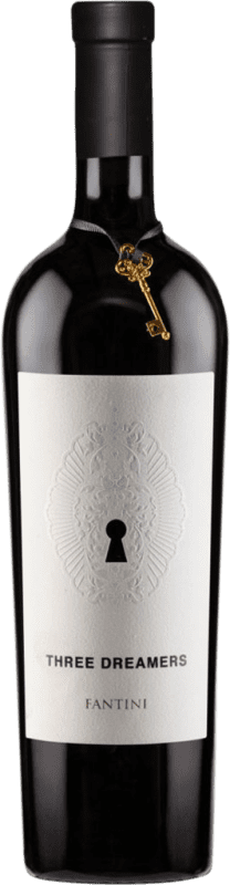 62,95 € 免费送货 | 红酒 Fantini Three Dreamers Appassimento D.O.C. Montepulciano d'Abruzzo 阿布鲁佐 意大利 Montepulciano 瓶子 75 cl