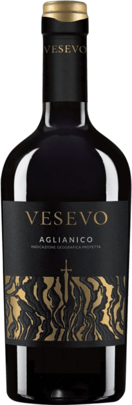 11,95 € Бесплатная доставка | Красное вино Vesevo I.G.T. Beneventano Италия Aglianico бутылка 75 cl