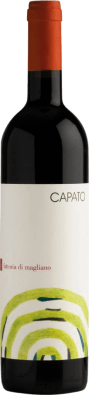 13,95 € Free Shipping | Red wine Fattoria di Magliano Capato Rosso D.O.C. Maremma Toscana Tuscany Italy Sangiovese Bottle 75 cl