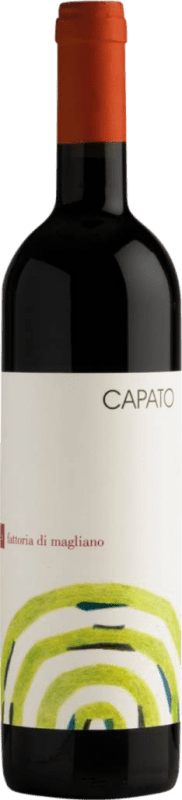 12,95 € Envío gratis | Vino tinto Fattoria di Magliano Capato Rosso D.O.C. Maremma Toscana Toscana Italia Sangiovese Botella 75 cl