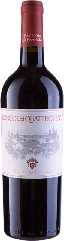 14,95 € Kostenloser Versand | Rotwein Fattoria San Francesco Ronco dei Quatro Venti Rosso I.G.T. Calabria Kalabrien Italien Flasche 75 cl