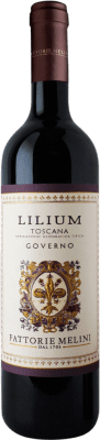 12,95 € Spedizione Gratuita | Vino Rosso Fattorie Melini. Lilium Governo I.G.T. Toscana Toscana Italia Merlot, Cabernet Sauvignon, Sangiovese Bottiglia 75 cl