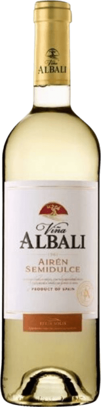 8,95 € Envío gratis | Vino Blanco Félix Solís Semiseco D.O. Valdepeñas Castilla la Mancha España Airén Botella 75 cl