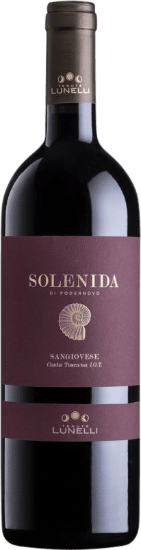71,95 € Бесплатная доставка | Красное вино Ferrari Solenida Podernovo I.G.T. Toscana Тоскана Италия Sangiovese — Санджовезе Бутылка 75 cl