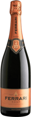 19,95 € 送料無料 | ロゼスパークリングワイン Ferrari Rosé Brut D.O.C. Trentino トレンティーノ イタリア Pinot Black, Chardonnay ハーフボトル 37 cl