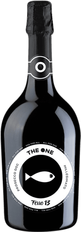 22,95 € Envío gratis | Espumoso blanco Ferro 13 The Boss Millesimato Extra Dry Extra Seco D.O.C. Prosecco Venecia Italia Glera Botella 75 cl
