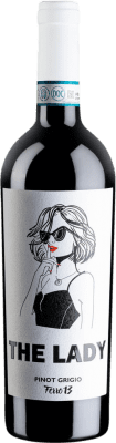 15,95 € Envio grátis | Vinho branco Ferro 13 The Lady I.G.T. Delle Venezie Venecia Itália Pinot Cinza Garrafa 75 cl