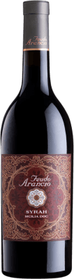 7,95 € Envio grátis | Vinho Tinto Feudo Arancio D.O.C. Sicilia Sicília Itália Syrah 75 cl