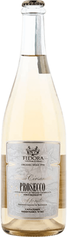 12,95 € 送料無料 | 白スパークリングワイン Fidora Civranetta Unfiltriert Frizzante D.O.C. Prosecco Venecia イタリア Glera ボトル 75 cl