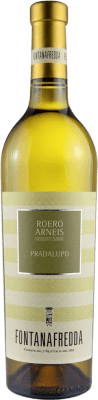 15,95 € Kostenloser Versand | Weißwein Fontanafredda Pradalupo D.O.C.G. Roero Piemont Italien Arneis Flasche 75 cl