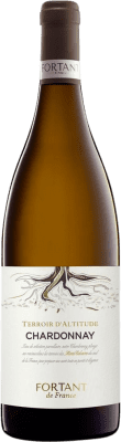 11,95 € 免费送货 | 白酒 Fortant de France Terroir d'Altitude I.G.P. Vin de Pays d'Oc 朗格多克 - 鲁西荣 法国 Chardonnay 瓶子 75 cl