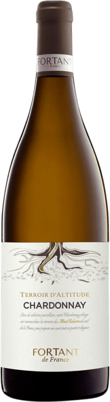 11,95 € Spedizione Gratuita | Vino bianco Fortant de France Terroir d'Altitude I.G.P. Vin de Pays d'Oc Linguadoca-Rossiglione Francia Chardonnay Bottiglia 75 cl