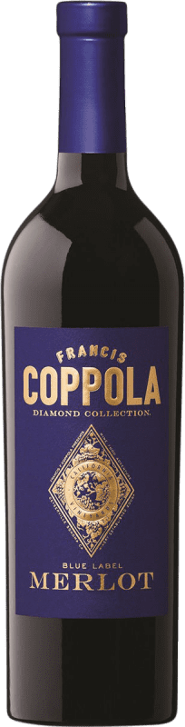 28,95 € Envio grátis | Vinho Tinto Francis Ford Coppola Diamond Collection — Coleção I.G. California California Estados Unidos Merlot, Nebbiolo 75 cl