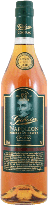 75,95 € Бесплатная доставка | Коньяк Francois Giboin L'Hermitage Borderies Castex Napoleón — Наполеон, Резерва A.O.C. Cognac Франция Ugni — Уньи 70 cl