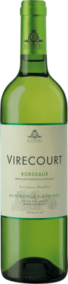 5,95 € Spedizione Gratuita | Vino bianco Francois Passaga Château de Virecourt Blanc A.O.C. Bordeaux bordò Francia Nebbiolo, Sémillon Bottiglia 75 cl