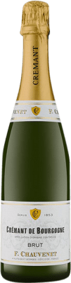 23,95 € Бесплатная доставка | Белое игристое Francoise Chauvenet брют A.O.C. Crémant de Bourgogne Бургундия Франция Pinot Black, Chardonnay бутылка 75 cl