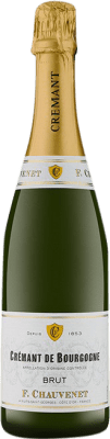 26,95 € Envio grátis | Espumante Branco Francoise Chauvenet Brut — Bruto A.O.C. Crémant de Bourgogne Borgonha França Pinot Noir, Chardonnay 75 cl