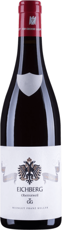 89,95 € Envio grátis | Vinho tinto Franz Keller Eichberg Seco V.D.P. Grosses Gewächs GG Baden Alemanha Pinot Preto Garrafa 75 cl