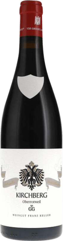 77,95 € 免费送货 | 红酒 Franz Keller Kirchberg Oberrotweil V.D.P. Grosses Gewächs GG Baden 德国 Pinot Black 瓶子 75 cl