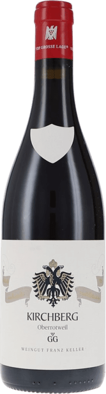 81,95 € Free Shipping | Red wine Franz Keller Kirchberg Oberrotweil V.D.P. Grosses Gewächs GG Baden Germany Pinot Black Bottle 75 cl