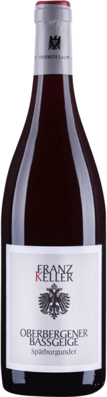 38,95 € 免费送货 | 红酒 Franz Keller Oberbergener Bassgeige 干 V.D.P. Erste Lage Baden 德国 Pinot Black 瓶子 75 cl