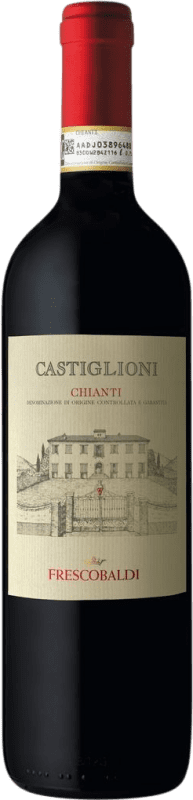 5,95 € 送料無料 | 赤ワイン Marchesi de' Frescobaldi Castiglioni D.O.C.G. Chianti イタリア Merlot, Sangiovese ハーフボトル 37 cl