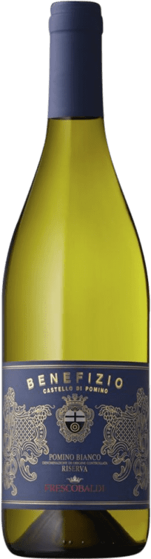 46,95 € Бесплатная доставка | Белое вино Marchesi de' Frescobaldi Benefizio Bianco Резерв D.O.C. Pomino Италия Chardonnay бутылка 75 cl