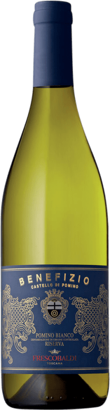 48,95 € Бесплатная доставка | Белое вино Marchesi de' Frescobaldi Benefizio Bianco Резерв D.O.C. Pomino Италия Chardonnay бутылка 75 cl