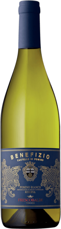 48,95 € Kostenloser Versand | Weißwein Marchesi de' Frescobaldi Benefizio Reserve — Gereift D.O.C. Pomino Italien Chardonnay 75 cl