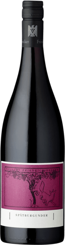 22,95 € 免费送货 | 红酒 Friedrich Becker 干 Q.b.A. Pfälz 普法尔茨 德国 Pinot Black 瓶子 75 cl
