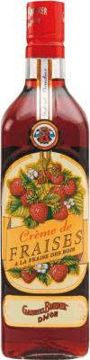 29,95 € Kostenloser Versand | Sahnelikör Gabriel Boudier Dijon Frankreich Medium-Flasche 50 cl Fraise — Erdbeere