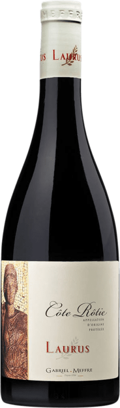 72,95 € Spedizione Gratuita | Vino rosso Gabriel Meffre Laurus A.O.C. Côte-Rôtie Francia Syrah Bottiglia 75 cl