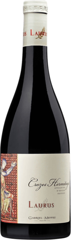 32,95 € Kostenloser Versand | Rotwein Gabriel Meffre Laurus A.O.C. Crozes-Hermitage Frankreich Syrah Flasche 75 cl