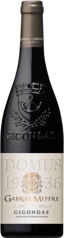 32,95 € Free Shipping | Red wine Gabriel Meffre A.O.C. Gigondas France Grenache, Nebbiolo Bottle 75 cl