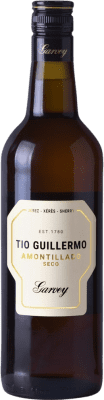 18,95 € Free Shipping | Fortified wine Garvey Tío Guillermo Amontillado D.O. Jerez-Xérès-Sherry Andalusia Spain Palomino Fino Bottle 75 cl