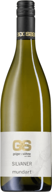 13,95 € Spedizione Gratuita | Vino bianco Geiger & Söhne Mundart Kabinett Secco Franken Germania Sylvaner Bottiglia 75 cl
