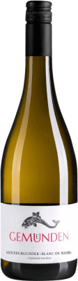 13,95 € Spedizione Gratuita | Vino bianco Gemünden Blanc de Noir V.D.P. Gutswein Nahe Germania Pinot Nero Bottiglia 75 cl