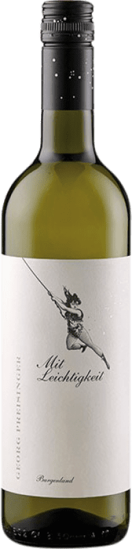 9,95 € Kostenloser Versand | Weißwein Georg und Katharina Preisinger Mit Leichtigkeit Weiss I.G. Burgenland Burgenland Österreich Chardonnay, Sauvignon Weiß, Welschriesling Flasche 75 cl