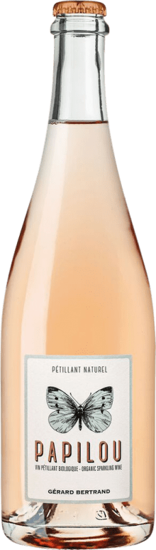 29,95 € Spedizione Gratuita | Spumante Rosato Gérard Bertrand Papilou I.G.P. Vin de Pays Languedoc Linguadoca-Rossiglione Francia Nebbiolo, Cinsault Eco — Biologico 75 cl